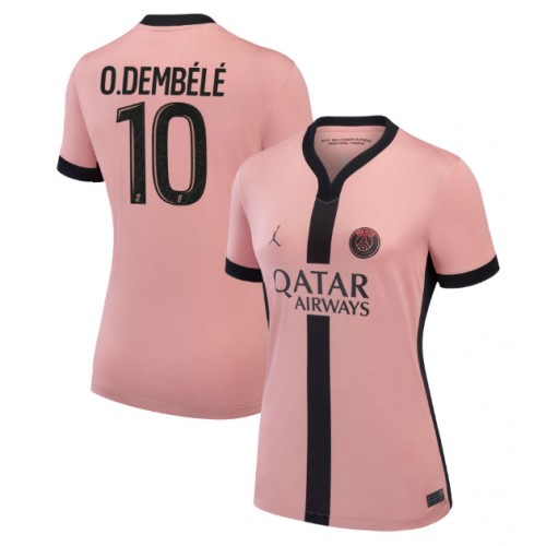 Dres Paris Saint-Germain Ousmane Dembele #10 Rezervni za Žensko 2024-25 Kratak Rukav